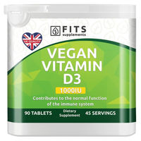 Produktbild von Vegan Vitamin D3 1000 IE Tabletten 90 Stück