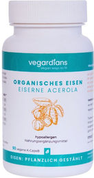 vegardians Organisches Eisen+ Active Vitamine Kapseln vegan für Frauen, Schwangere, Stillende und Sportler – Bild 1 von 1