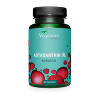 Produktbild von Vegavero Astaxanthin Öl Kapseln vegan ohne Zusatzstoffe