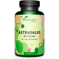 Produktbild von Vegavero Astragalus Bio Kapseln vegan ohne Zusatzstoffe