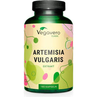 Produktbild von Vegavero Beifuß Extrakt Kapseln 180 Stück vegan ohne Zusatzstoffe