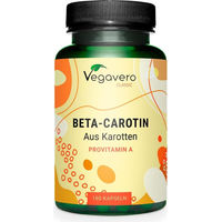 Produktbild von Vegavero Beta Carotin Vitamin A Kapseln vegan 180 Stück