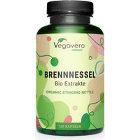 Produktbild von Vegavero Brennnessel Bio Kapseln vegan 120 Stück