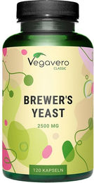 VEGAVERO Brewers Yeast mit Biotin in Kapseln, 120 Stück, ohne Zusatzstoffe – Bild 1 von 1