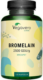 Vegavero Bromelain Kapseln 120 Stück vegan ohne Zusatzstoffe – Bild 1 von 2