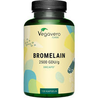 Produktbild von Vegavero Bromelain Kapseln 120 Stück vegan ohne Zusatzstoffe