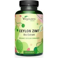 Produktbild von Vegavero Ceylon Zimt Extrakt Bio Kapseln vegan 120 Stück