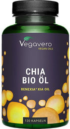 VEGAVERO Chia Öl BIO Kapseln ohne Gelatine 120 Stück – Bild 1 von 1