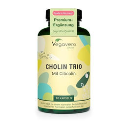 Vegavero Cholin Trio Kapseln 90 Stück - Vegan und ohne Zusatzstoffe – Bild 1 von 4