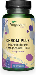 VEGAVERO Chrom Plus Kapseln ohne Zusatzstoffe 90 Stück – Bild 1 von 1