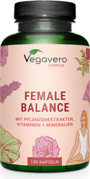Vegavero Female Balance Complex Kapseln vegan ohne Zusatzstoffe 180 Stück – Bild 1 von 3
