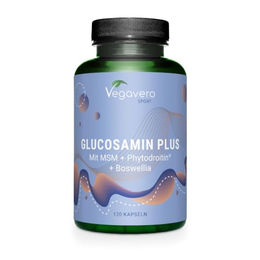 Vegavero Glucosamin Plus mit Chondroitin, MSM und Boswellia Kapseln vegan 120 Stück – Bild 1 von 4