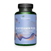 Produktbild von Vegavero Glucosamin Plus mit Chondroitin, MSM und Boswellia Kapseln vegan 120 Stück
