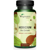 Produktbild von Vegavero Hericium Bio Kapseln vegan 60 Stück