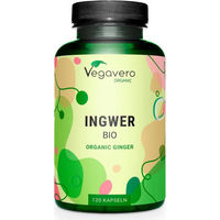 Produktbild von Vegavero Ingwer BIO Kapseln vegan 120 Stück