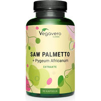 Produktbild von Vegavero Kräuter-Komplex Saw Palmetto und Pygeum Africanum mit Sägepalme und Afrikanischer Kirschbaumrinde Extrakt, 90 Kapseln, vegan, ohne Zusatzstoffe