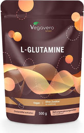 Vegavero L-Glutamin Pulver 500 g vegan ohne Zusatzstoffe – Bild 1 von 2