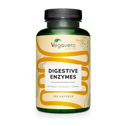 Vegavero Multi-Enzym-Komplex Kapseln vegan ohne Zusatzstoffe 180 Stück – Bild 1 von 2