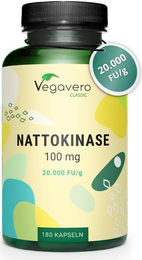 Vegavero Nattokinase Kapseln vegan ohne Zusatzstoffe 180 Stück – Bild 1 von 2