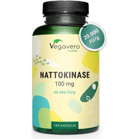 Produktbild von Vegavero Nattokinase Kapseln vegan ohne Zusatzstoffe 180 Stück