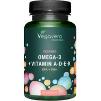 Produktbild von VEGAVERO Omega-3 + ADEK Öl Vegan Kapseln ohne Zusatzstoffe