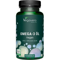 Produktbild von VEGAVERO Omega-3 Öl Vegan Kapseln ohne Zusatzstoffe und Gelatine