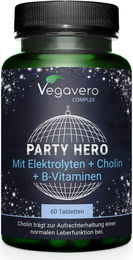 Vegavero Party Hero Tabletten vegan ohne Zusatzstoffe 60 Stück – Bild 1 von 4