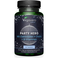 Produktbild von Vegavero Party Hero Tabletten vegan ohne Zusatzstoffe 60 Stück