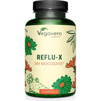 Produktbild von Vegavero Reflu-X Kapseln vegan ohne Zusatzstoffe und ohne Gelatine