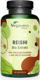 Vegavero Reishi Bio Extrakt Kapseln vegan 90 Stück – Bild 1 von 2