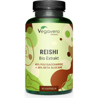 Produktbild von Vegavero Reishi Bio Extrakt Kapseln vegan 90 Stück