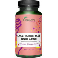 Produktbild von VEGAVERO Saccharomyces boulardii Kapseln vegan ohne Zusatzstoffe
