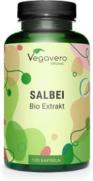 Vegavero Salbei BIO Kapseln 120 Stück vegan ohne Zusatzstoffe – Bild 1 von 2