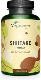 Vegavero Shiitake Extrakt Kapseln 120 Stück vegan ohne Zusatzstoffe – Bild 1 von 2
