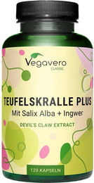 VEGAVERO Teufelskralle Plus Kräuter-Komplex Kapseln vegan ohne Zusatzstoffe – Bild 1 von 1