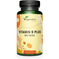 Produktbild von VEGAVERO Vitamin B Plus B-Komplex Tabletten vegan ohne Zusatzstoffe 180 Stück
