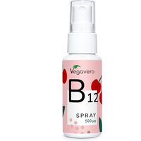 Produktbild von VEGAVERO Vitamin B12 Spray Kirsche zuckerfrei