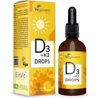 Produktbild von VEGAVERO Vitamin D3+K2 Tropfen vegan ohne Zusatzstoffe