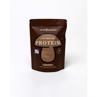 Produktbild von Veles Vitality Funktionelles Proteingetränk Schokolade laktosefrei mit 5 Pilzextrakten BCAA Vitaminen und Enzymen 350 g