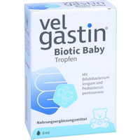 Produktbild von Velgastin Biotic Baby Tropfen für Säuglinge, 8 ml, gluten- und laktosefrei