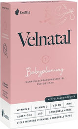 Velnatal Babyplanung Kapseln glutenfrei und laktosefrei für Frauen, Schwangere und Stillende – Bild 1 von 1