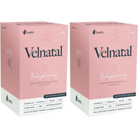 Produktbild von Velnatal Babyplanung Kapseln mit Folat und Vitaminen für Frauen laktosefrei und glutenfrei 180 Kapseln