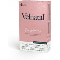 Produktbild von Velnatal Babyplanung Kapseln mit Folat und Vitaminen laktosefrei und glutenfrei für Frauen