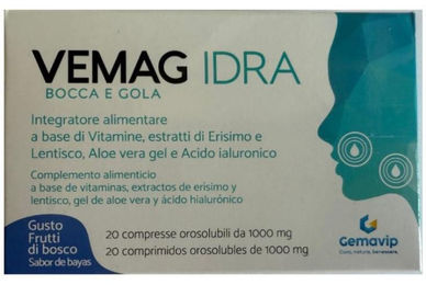 Vemag IDRA BOCCA & GOLA FRUTTI DI BOSCO Tabletten 20 Stück – Bild 1 von 1