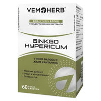 Produktbild von VemoHerb Ginkgo Hypericum Kapseln mit pflanzlichem Ursprung