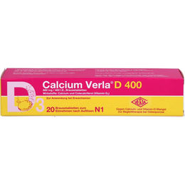 Verla Calcium D 400 Brausetabletten 20 Stück – Bild 1 von 2