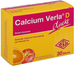 Verla Calcium Verla D direkt Granulat Sticks zuckerfrei vegetarisch laktosefrei und glutenfrei – Bild 1 von 1