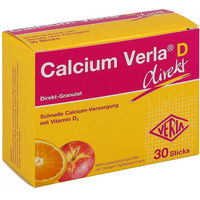 Produktbild von Verla Calcium Verla D direkt Granulat Sticks zuckerfrei vegetarisch laktosefrei und glutenfrei