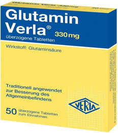 Verla L-Glutamin überzogene Tabletten glutenfrei und laktosefrei 50 Stück – Bild 1 von 2