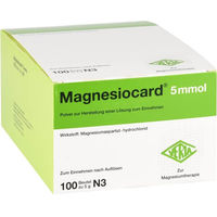 Produktbild von Verla Magnesiocard 5 mmol Pulver 100 Stück glutenfrei und laktosefrei für Kinder, Schwangere und Stillende